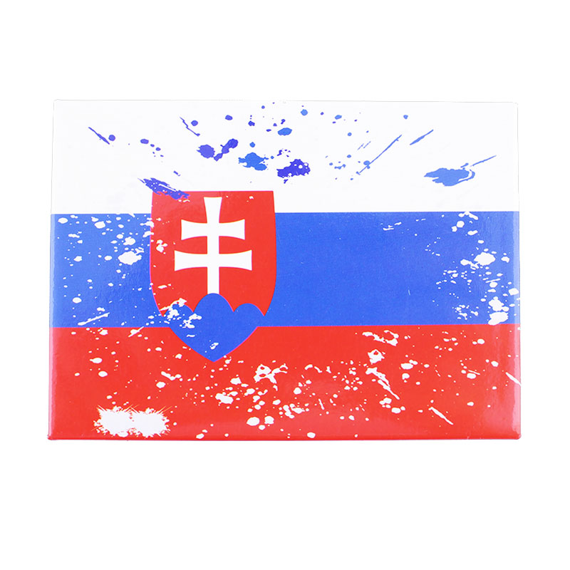 Magnetka Slovakia Vlajka Retro 9x6cm