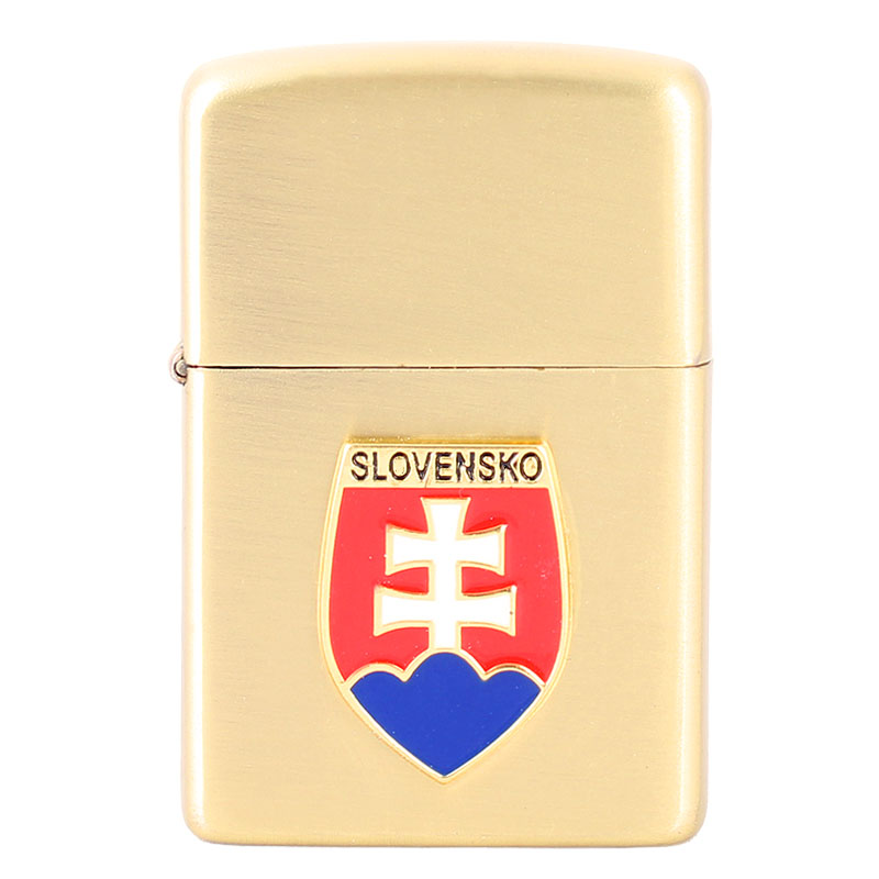 Zapaľovač Slovenský znak zlatý